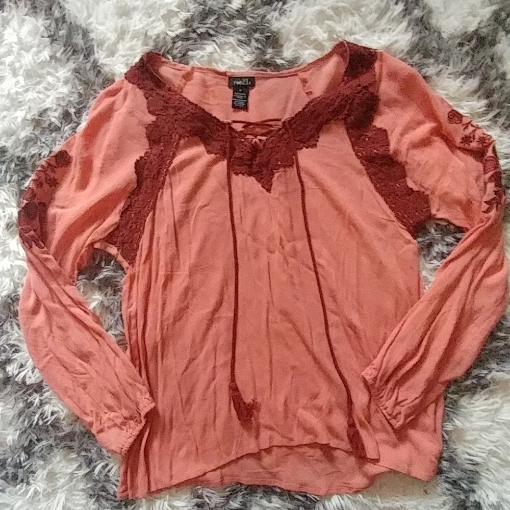 Rue21 Flowy boho top small